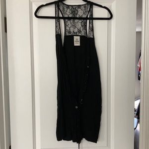 Bathing suit cover up romper